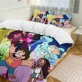thumbnail image 2 of Steven Universe 3-Piece Bedding Set Warm And Comfortable Soft Duvet Cover Bed Set with 1 Duvet Cover And 2 Pillowcases for Bedroom, 2 of 8