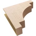 thumbnail image 6 of 9"W x 36"D x 36"H Thin Mediterranean Rough Cedar Woodgrain TimberThane Corbel, Primed Tan, 6 of 6