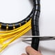 thumbnail image 5 of Yuarrent 1 Uds. Organizador de cables en Flexible, Protector de Cable de tubería de almacenamiento, enrollador de Cable de gestión, Type11 NO11, 5 of 6
