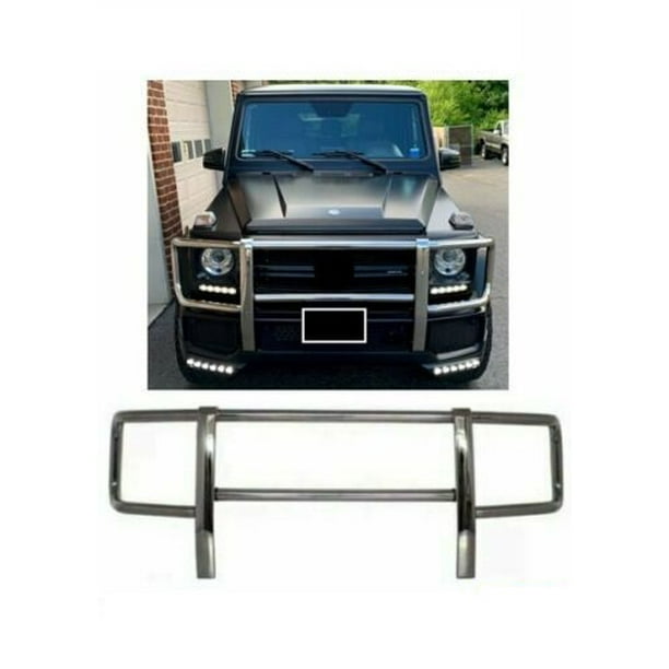 Aftermarket Chrome Front Bumper Grille Brush Guard AMG STYLE G63 G500