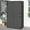 Dark Gray, variant on Dextrus Vertical Resin Outdoor Storage, 50 cubic feet without Shelving for Garden Garage Poolside, Locking Capability, Khaki