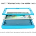 thumbnail image 3 of BMOUO Case for iPad Mini 1 2 3 with Built-in Screen Protector, Shockproof Lightweight Hard Cover Handle Stand Kids Case, 3 of 6