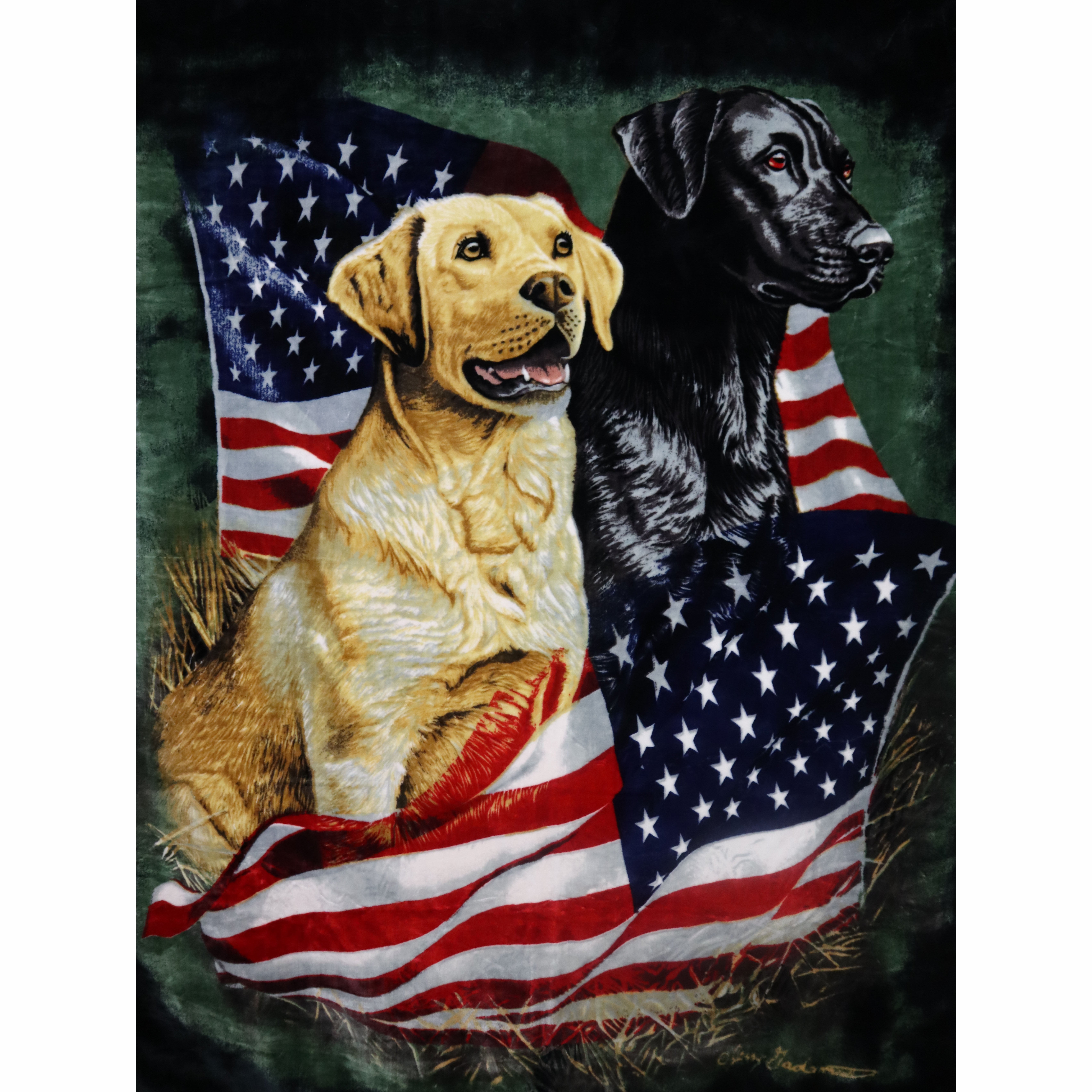 Plush Throw Blanket - Patriotic Dogs - QUEEN BED 79x 95 - Faux Fur Blanket  For Beds, Sofa, Couch, Picnic, Camping - Walmart.com