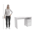 thumbnail image 4 of Escritorio Moderno Kappesberg 120cm Blanco con Cajón y Puerta, 4 of 6