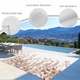 thumbnail image 3 of Spring Floral Outdoor Rug for Patio/Deck/Porch, Non-Slip Large Area Rug 5 x 7 Ft, Watercolor Elegant Pastoral Flowers Indoor Outdoor Rugs Washable Area Rugs, Reversible Camping Rug Carpet Runner, 3 of 8