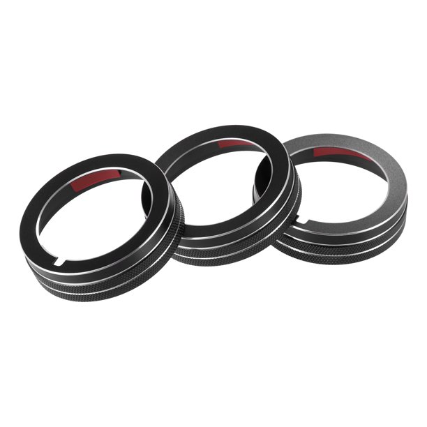 AC Aire Acondicionador Interruptor Perilla Cubierta para Mazda - 3 Uds Negro