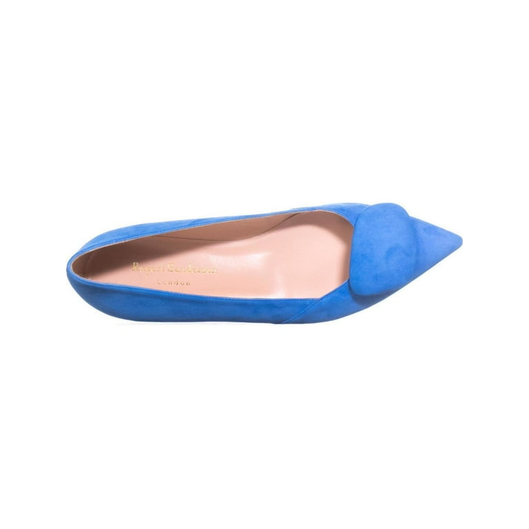 Womens Rupert Sanderson Aga Kitten Heels Sky Blue Walmart