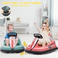 thumbnail image 4 of QinaQin Auto Tamponneuse Électrique pour Enfants, Jouet à Chevaucher à Rotation 360 Degrés avec Klaxon, 4 of 10