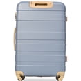thumbnail image 5 of 3-Piece Lightweight ABS Hardside Spinner Luggage Set with TSA Lock, Light Blue, 5 of 6