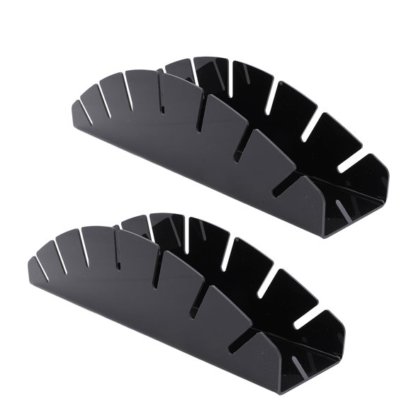 Acrylic Hat Racks, Space Saving Acrylic Hat Organizer 2pcs Sturdy Black for Bedroom