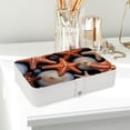 thumbnail image 6 of Starfish Jewelry Organizer Display Case, PU Leather with Removable Compartment, Portable, 6 of 6