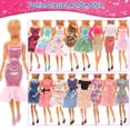 thumbnail image 4 of Lote de 36 artículos Barwa, vestidos a la moda, tops y pantalones para muñecas de 11.5 pulgadas, 4 of 7