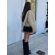thumbnail image 4 of Chaqueta peluda de cuello redondo para mujer, abrigo informal con bolsillo de un solo pecho, ropa de abrigo cálida de lana para mujer, moda de otoño e invierno, nuevo, 4 of 5