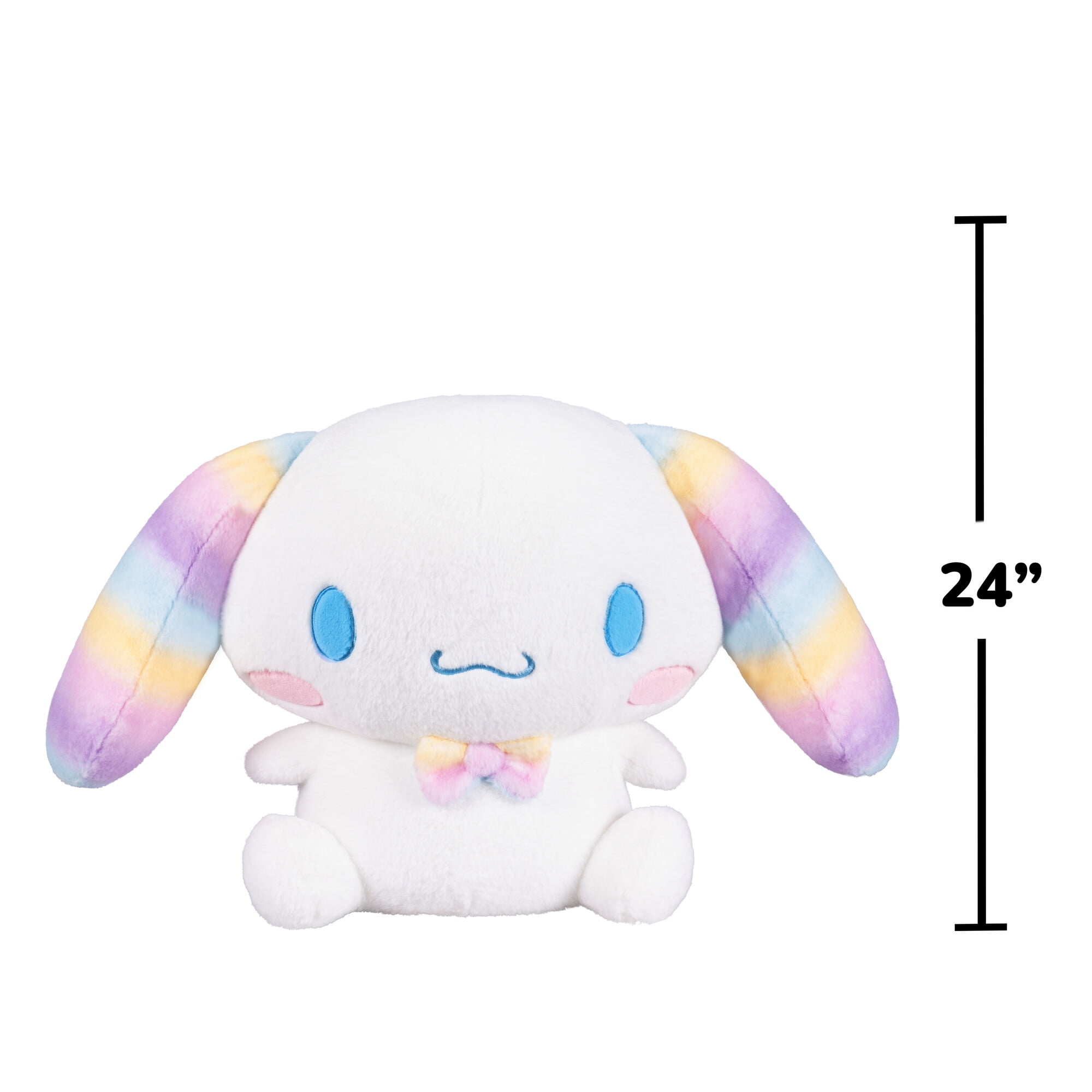 Hello Kitty and Friends - Soft Rainbow Series 24-Inch Plush: Cinnamoroll - Officially Licensed Sanrio Product from Jazwares - Ages 6+