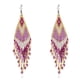 thumbnail image 1 of Pendientes de borla con cuentas estilo Boho - Pendientes colgantes de borla con cuentas hechos a mano, 1 of 5
