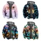 thumbnail image 1 of Roblox-Sudadera con capucha gruesa y cálida para niños, chaqueta de manga larga con cremallera, ropa de dibujos animados para el hogar al aire libre, regalos de cumpleaños, Invierno, 1 of 5