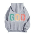 thumbnail image 3 of SIYUDAN Womens Hoodies Jesus Hoodies Oversized Graphic Hoodies For Women Lightweight Pullover For Women Fall Hoodies Preppy Teen Clothes, 3 of 3