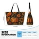 thumbnail image 4 of Fotbe Autumn Pumpkin Leaves Bolsa de Viaje para Playa - Resistente al Agua, Bolsa Tote de Gran Capacidad y Ligera con 7 Bolsillos para Mujeres y Hombres, 4 of 7