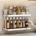 thumbnail image 4 of Fufafayo under $5 Countertop Mug Stand Holder, Coffee Bar Accessories, 2 Tier Kitchen Acrylic Storage Shelf for Placing Mugs Beans Syrup Cups, 4 of 9