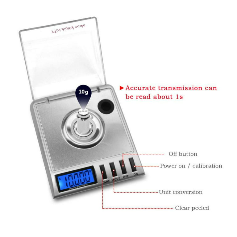 Smart Weigh GEM20 20 x 0.001g High Precision Jewelry Digital Milligram Scale  