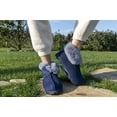 thumbnail image 4 of EUROPEAN SOFTEST Women's Fuzzy Memory Foam Slippers, Indoor Outdoor Faux Fur Booties House Shoes, 4 of 4