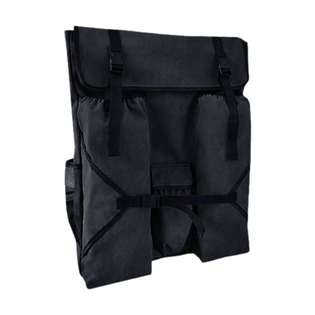 Estuche para ilustraciones artísticas, bloc de dibujo, mochila para arte, accesorios de pintura, bolsa para bloc de dibujo en lienzo para enseñanza, Negro