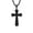 Black, variant on Crucifix Necklace for Men, Large Cross Pendant Necklace, Religious Gifts Jesus Gifts for Father Son Uncle Boyfriend
