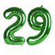 thumbnail image 1 of Globo Upegesy número 29 verde de 40 pulgadas para fiesta de cumpleaños, 1 of 4