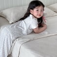 thumbnail image 4 of REDARER Toddler Girls Soft Cotton Ribbed Sleepwear, Floral Print Short Sleeve Top & Pants Pajama Set,11-12 Years, 4 of 4