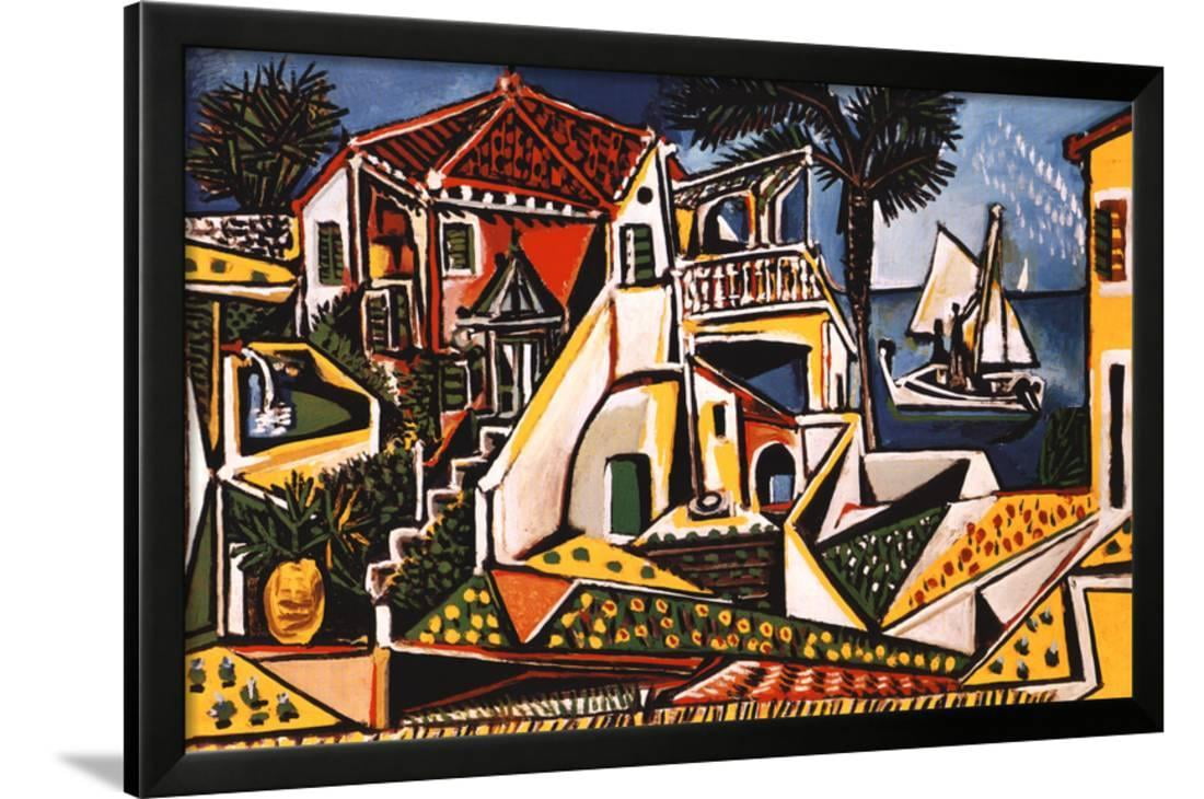 20 Carry On Mediterranean Landscape by Pablo Picasso Suitcase