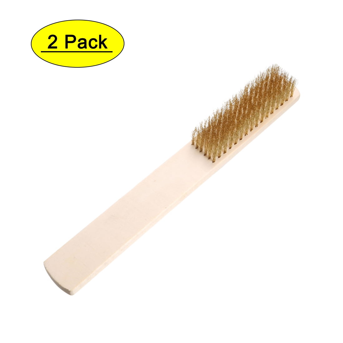 Copper Bristle Brush Handle Tool for Cleaning Shining Polishing 203mm