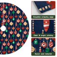 thumbnail image 6 of 30 Inch Christmas Tree Skirt – Velvet Plush Tree Mat, Soft Thickened Polyester with Red Ties, Single-Sided Printing, Available in 30in/36in/48in, Perfect for Holiday Xmas Tree Decoration, 6 of 7