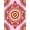 Pink, Pattern 2, variant on ODIKA 4'x6' Machine Washable Non-Slip Area Rug, Elegant Damask Artisan High Traffic Rug, Maroon, 523100