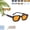 A2, variant on 6-Pack Vintage Rectangle Frame Sunglasses for Men & Women with Uv400 Protection,Stylish Retro Thick Frame Light Sun Glasses