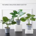 thumbnail image 4 of Simulación De Tortuga, Hoja Trasera, Planta En Maceta, Flor Falsa, Planta Verde, Hoja, Bonsái, Decoración Del Hogar, Adornos matsuzay HA023480-00, 4 of 7