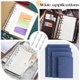 thumbnail image 5 of 4pcs Iron Notebook 3-Ring Loose Leaf Book Binder Hinged Clamp O Rings Binding Spines Combs for Organizers Planners 278x20~24.5x23.5mm Hole: 5x4mm Inner Diameter: 20mm, 5 of 9