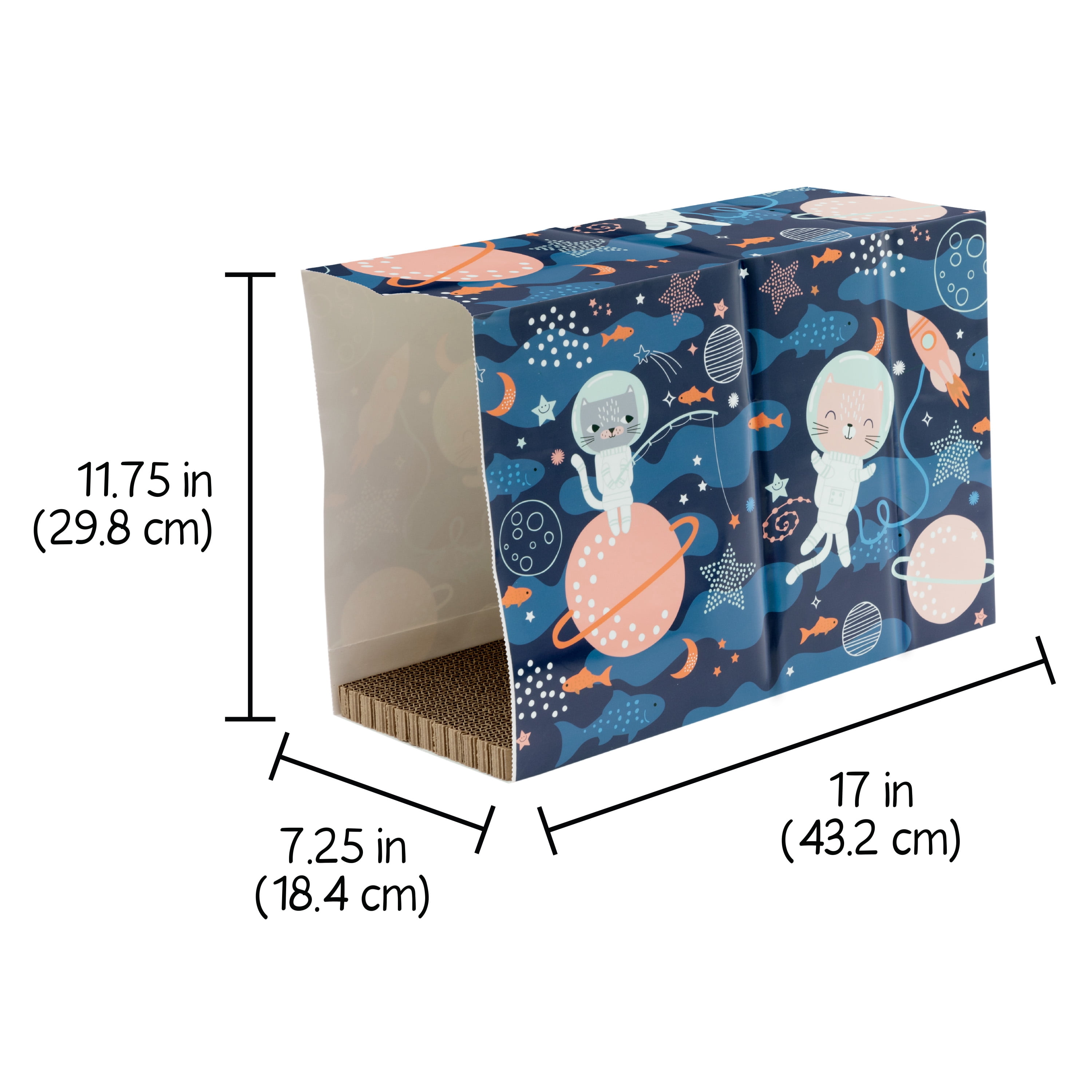 Kitty City Paper Bag Scratchers for Cats, Galatic Paper Bag 2-Pack