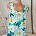 thumbnail image 5 of USSUMA Womens Tops Dressy Casual Summer Sleeveless Floral Print Cami Shirts for Women Trendy Loose Fit Vest Tanks Round Neck T-Shirts Blouses for Women Plus Tunic, 5 of 5