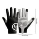 thumbnail image 3 of Guantes de Ciclismo Antideslizantes, Transpirables y Deportivos para Actividades Al Aire Libre Como Ciclismo, Senderismo, Pesca y Gimnasio. Compatibles con Pantallas Táctiles. Absorben Impactos, Son, 3 of 7