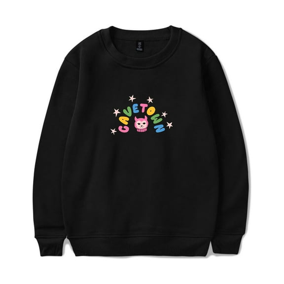 Cavetown Merch Sweatshirt Rainbow Devil Cat Long Sleeve Men Women Crewneck