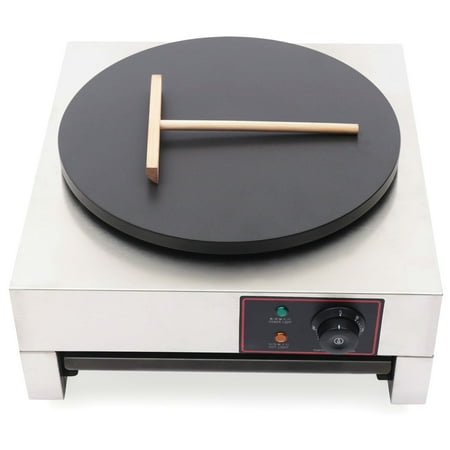 

Electric Crepe Maker Machine Circular Frying Pan Griddle Pancake Stove 1700W