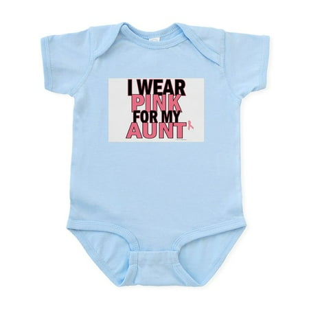 

CafePress - I Wear Pink For My Aunt 5 Infant Bodysuit - Baby Light Bodysuit Size Newborn - 24 Months