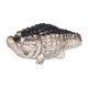 thumbnail image 3 of Figura de cocodrilo en miniatura, estatua de mascota de té, adorno de arena púrpura coleccionable para 103 cm x 46 cm x 35 cm, 3 of 9