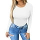 thumbnail image 2 of Body MANGOPOP para mujer, manga larga, cuello redondo, acanalado, 2 of 5