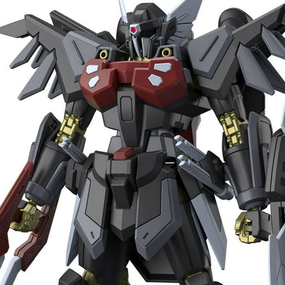 Bandai Hobby Gundam Seed: Freedom Black Knight Squad Shi-Ve A HG Action Figure, with Seed Action