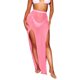 thumbnail image 1 of TRKIYQC Mujer Verano Playa Sobrefalda, Mujer Color Sólido Perspectiva Cintura Alta Lado Split Busto Falda Bikini Cover-Up Falda TRKIYQC perder, 1 of 9
