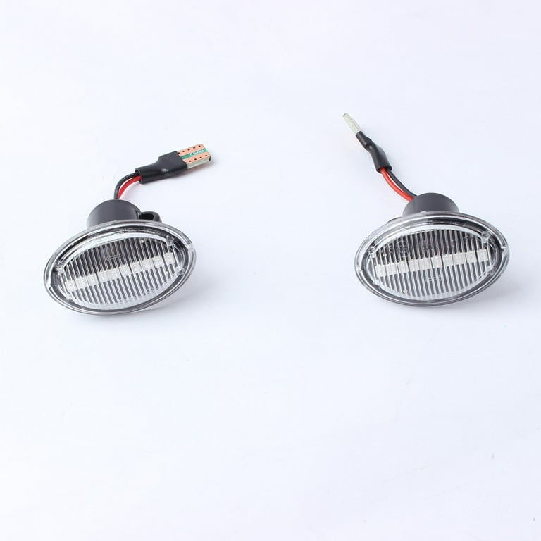 2pcs Led Dynamic Side Marker Turn Signal Light For Fiat 500 Ford