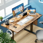 edx Electric Standing Desk, Height Adjustable Desk, 40 x 24 Inches Ergonomic Stand up Desk with Memory Preset and T-Shaped Metal Bracket for Home Office
