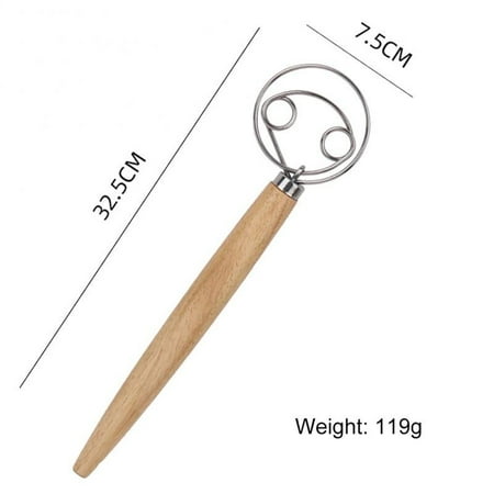 

Stainless Steel Danish Dough Cake Bread Pastry Dough Mixer Stick Egg Beater Tool Baking Pastry For Kitchen