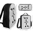 thumbnail image 2 of Terrifier Backpack 3 Piece Set Bookbag Fashion Pattern School Bag Daypack Combination, 2 of 8